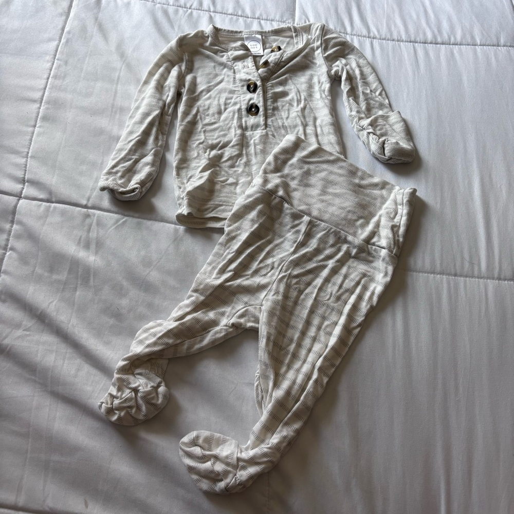 Lou Lou & Company “Gus” Top & Bottoms Matching Set Newborn / 0-3 months